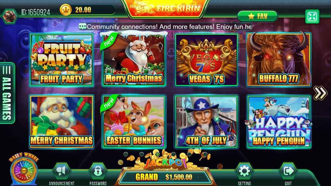 Poker table interface