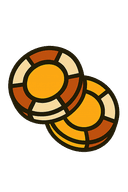 Two chips decoration